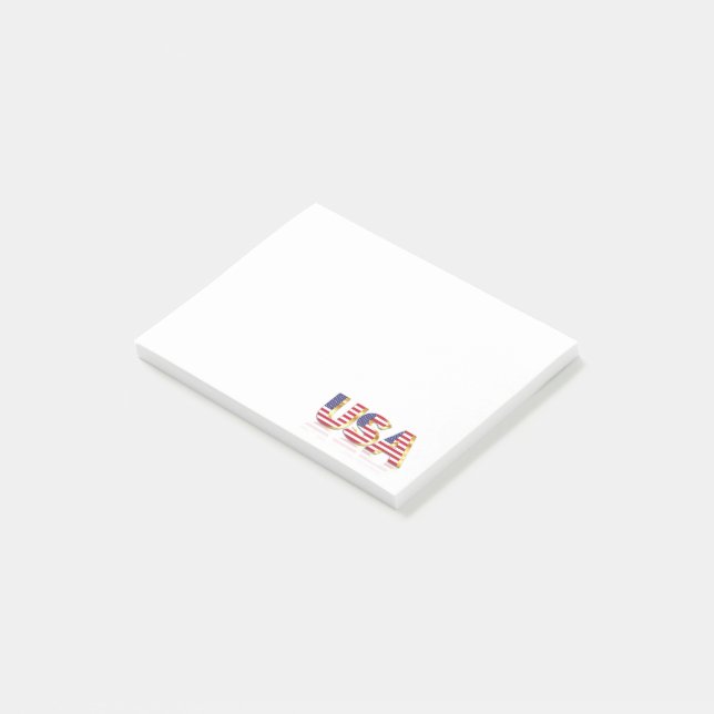 Flag of the United States USA Post-it Notes (Angled)