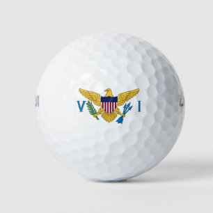 Flag of the United States Virgin Islands Golf Balls