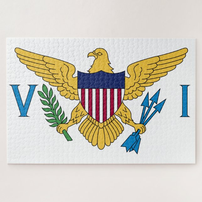 Flag of the United States Virgin Islands Jigsaw Puzzle (Horizontal)