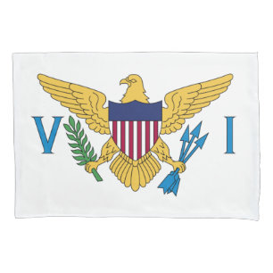 Flag of the United States Virgin Islands Pillowcase