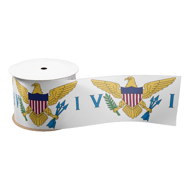 Flag of the United States Virgin Islands Satin Ribbon (Spool)