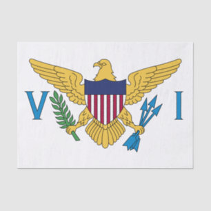 Flag of the United States Virgin Islands Tissue Paper