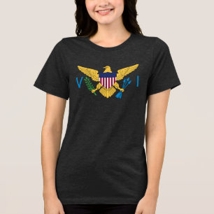Flag of the United States Virgin Islands Tri-Blend Shirt