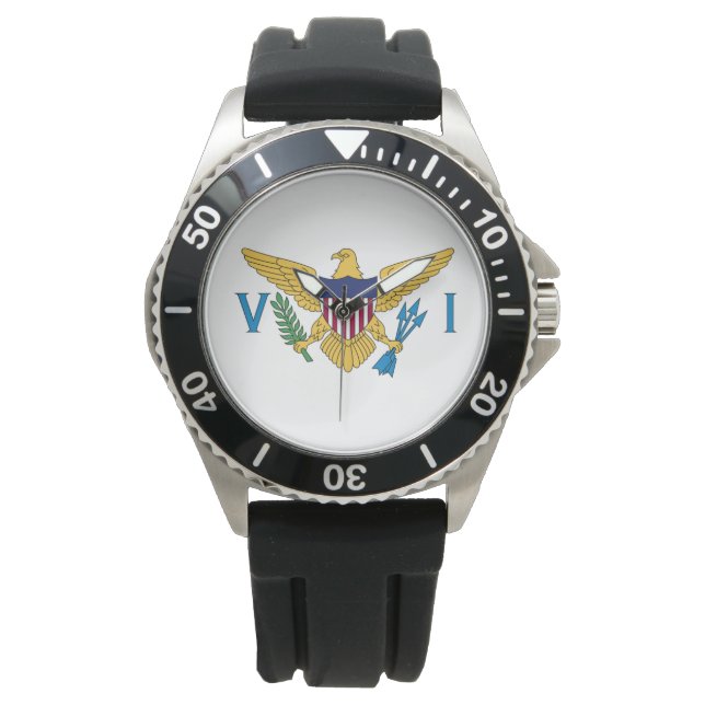 Flag of the United States Virgin Islands Watch (Front)