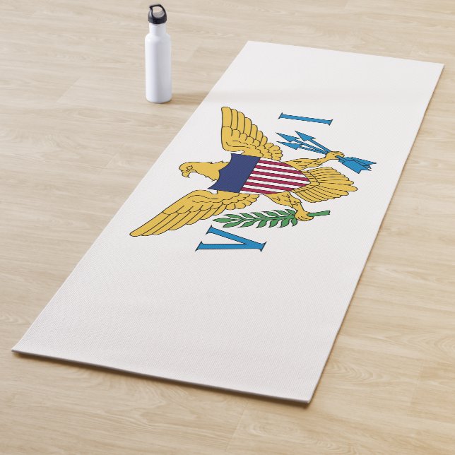 Flag of the United States Virgin Islands Yoga Mat (In Situ)