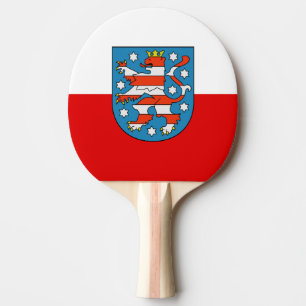 Flag of Thuringia Ping Pong Paddle