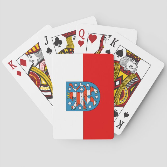 Flag of Thuringia Playing Cards (Back)