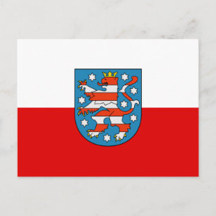 Flag of Thuringia Postcard