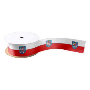 Flag of Thuringia Satin Ribbon