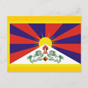Flag of Tibet Postcard