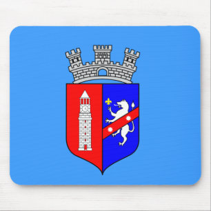 Flag of Tirana, Albania Mouse Mat