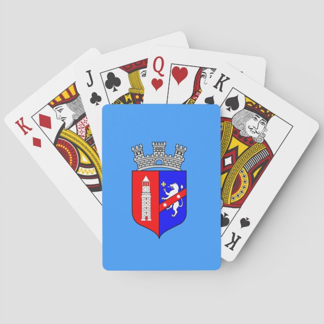 Flag of Tirana, Albania  Playing Cards (Back)