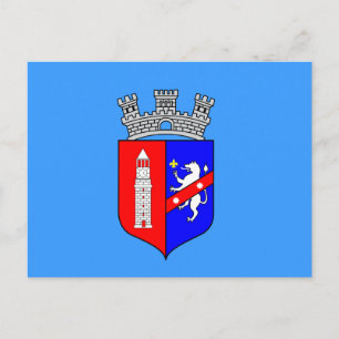 Flag of Tirana, Albania Postcard