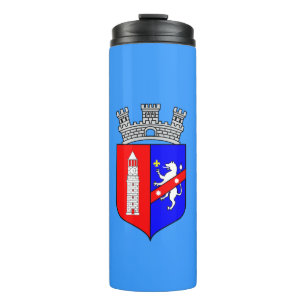 Flag of Tirana, Albania Thermal Tumbler