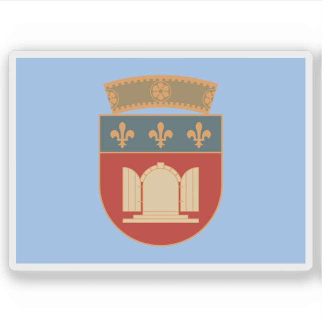 Flag of Tirana County, Albania (Front)