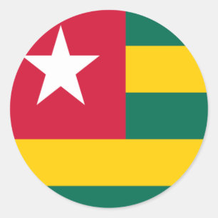 Flag of Togo Classic Round Sticker