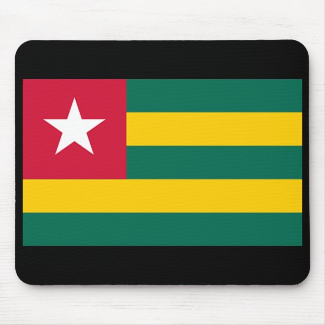 Flag of Togo Mouse Mat (Front)