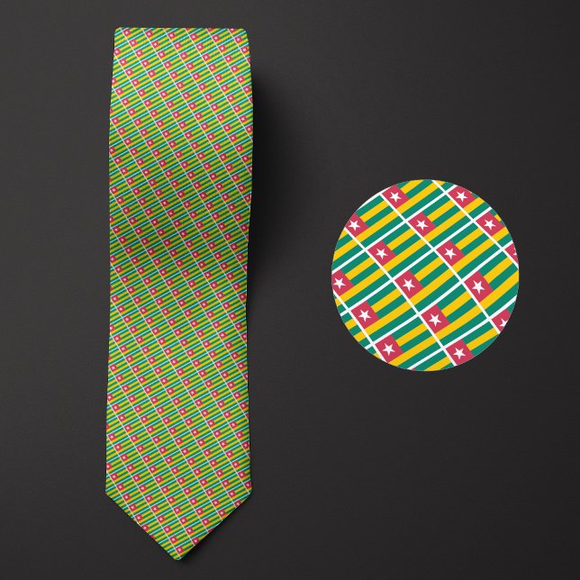 Flag of Togo Pattern Tie (Creator Uploaded)