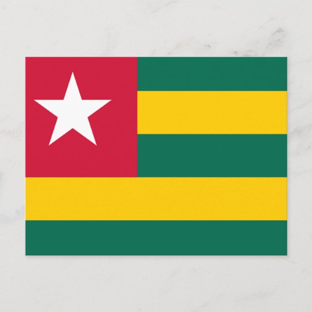Flag of Togo Postcard (Front)