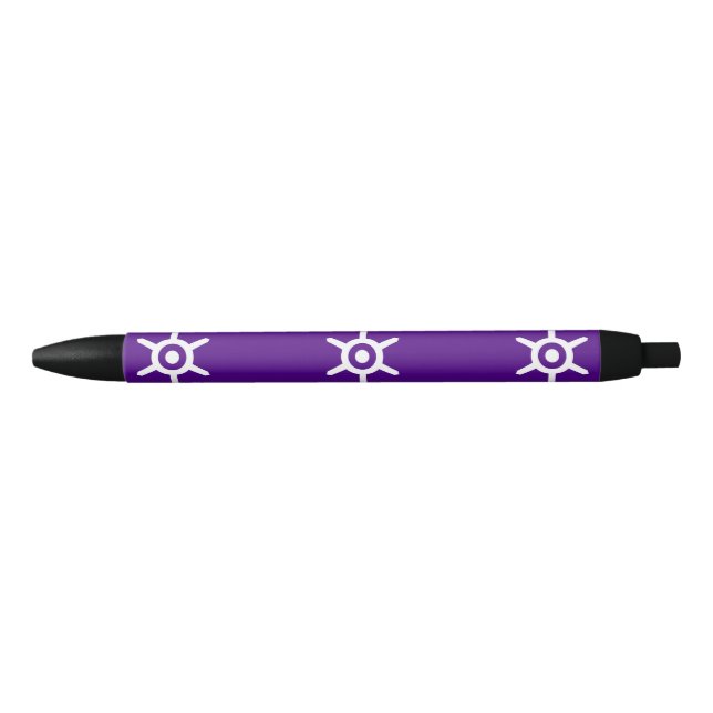 Flag of Tokyo prefecture, Japan Black Ink Pen (Front)