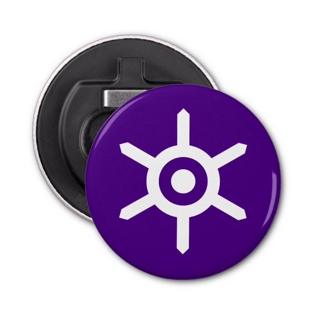 Flag of Tokyo prefecture, Japan Bottle Opener (Front)