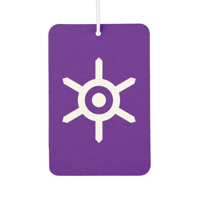 Flag of Tokyo prefecture, Japan Burp Cloth Car Air Freshener (Front)