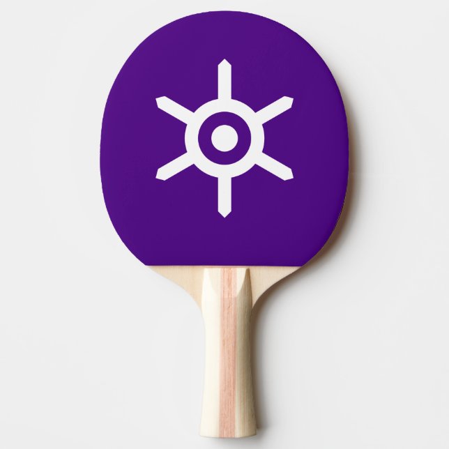 Flag of Tokyo prefecture, Japan Ping Pong Paddle (Front)