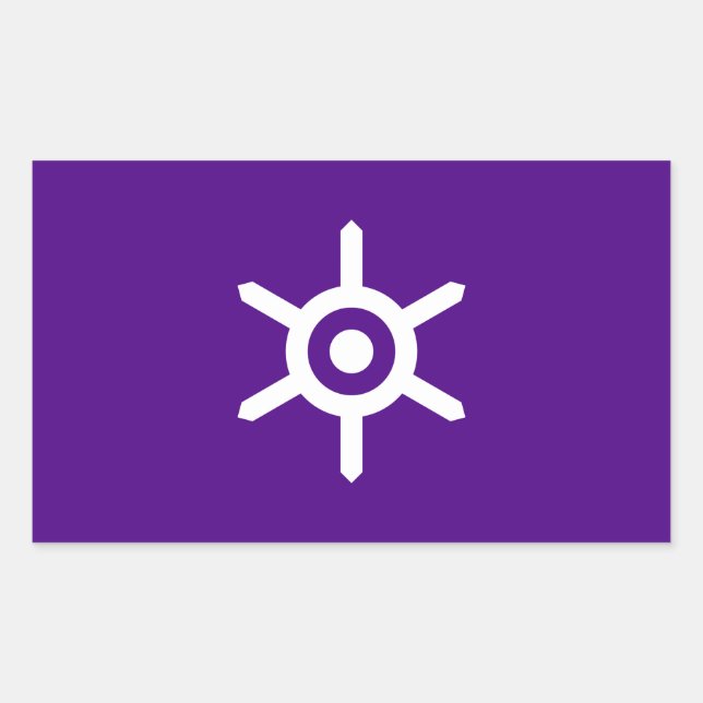 Flag of Tokyo prefecture, Japan Rectangular Sticker (Front)