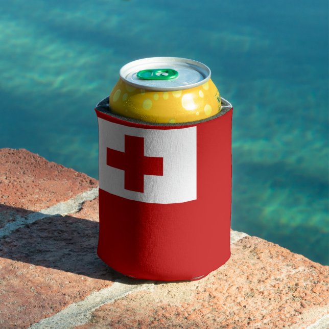 Flag of Tonga Can Cooler (In Situ Pool)
