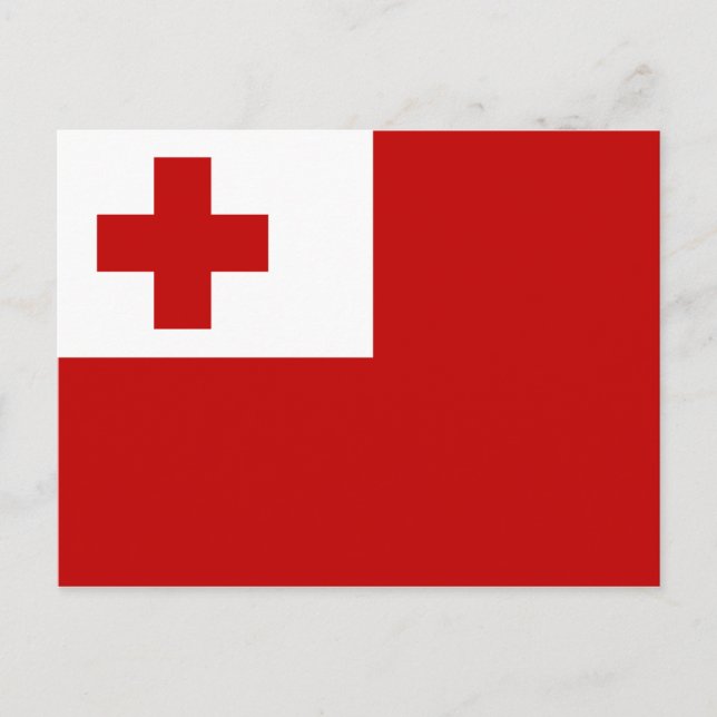 Flag of Tonga Postcard (Front)