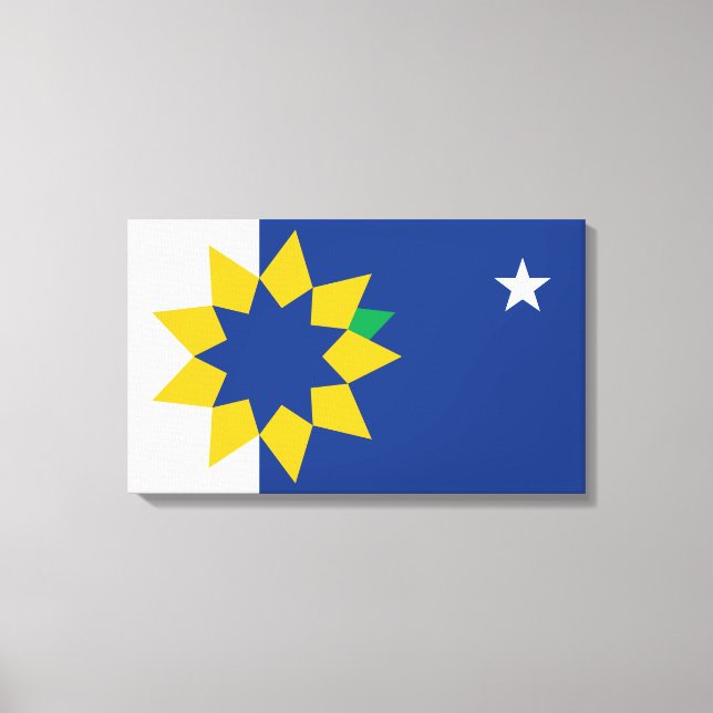 Flag of Topeka (Kansas) Canvas Print (Front)