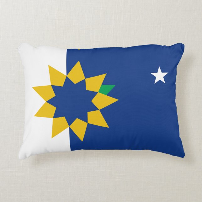Flag of Topeka, Kansas Decorative Cushion (Front)