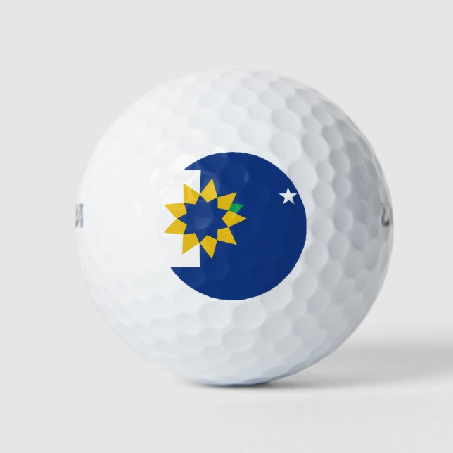 Flag of Topeka, Kansas Golf Balls (Front)
