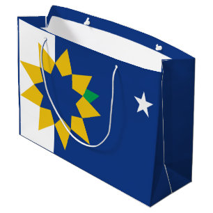 Flag of Topeka, Kansas Large Gift Bag