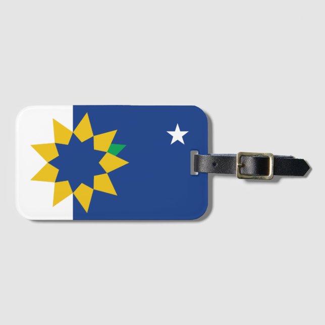 Flag of Topeka, Kansas Luggage Tag (Front Horizontal)