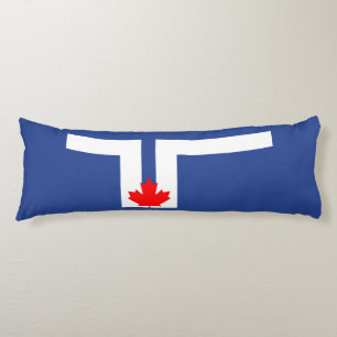 Flag of Toronto, Ontario Body Pillow