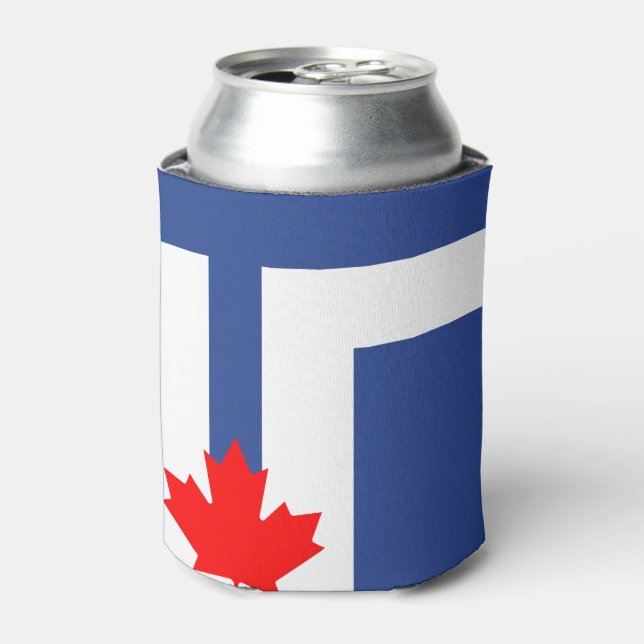 Flag of Toronto, Ontario Can Cooler (Can Front)