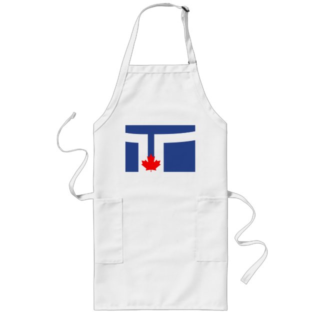 Flag of Toronto, Ontario Long Apron (Front)