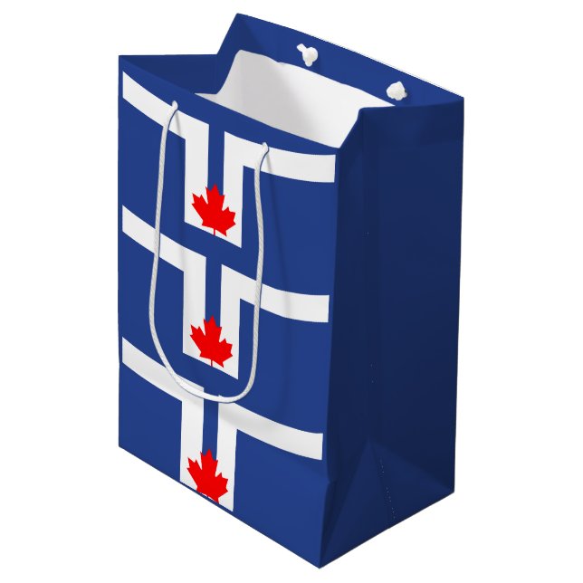 Flag of Toronto, Ontario Medium Gift Bag (Front Angled)