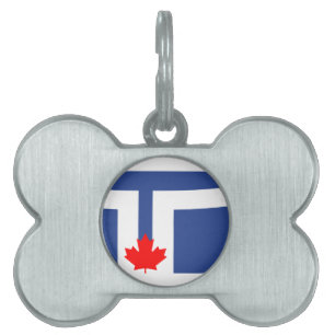 Flag of Toronto, Ontario Pet ID Tag