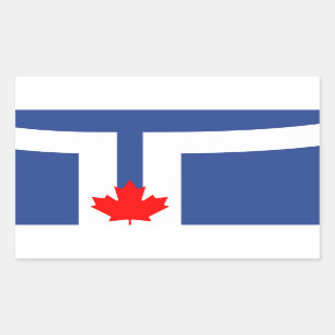 Flag of Toronto, Ontario Rectangular Sticker