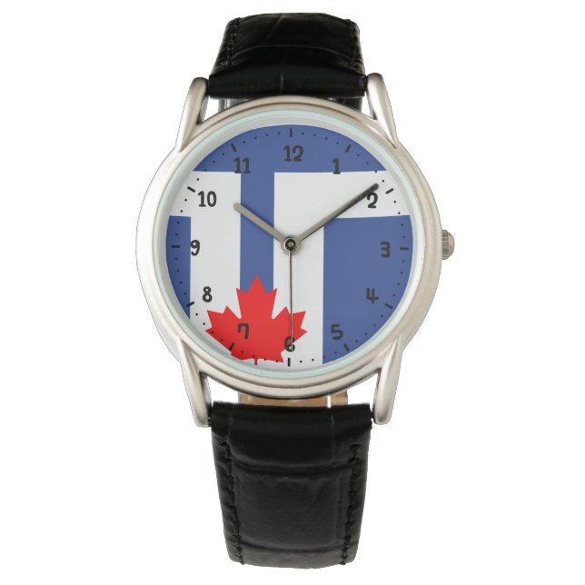 Flag of Toronto, Ontario Watch (Front)
