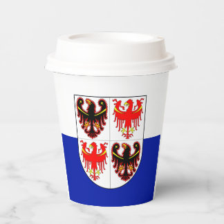 Flag of Trentino-Alto Adige (Italy)   Paper Cups