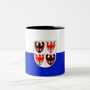 Flag of Trentino-Alto Adige (Italy)   Two-Tone Coffee Mug