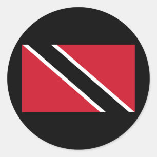Flag of Trinidad and Tobago Classic Round Sticker