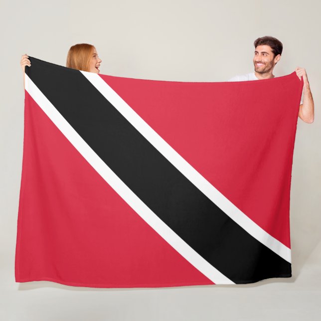 Flag of Trinidad and Tobago Fleece Blanket (In Situ)