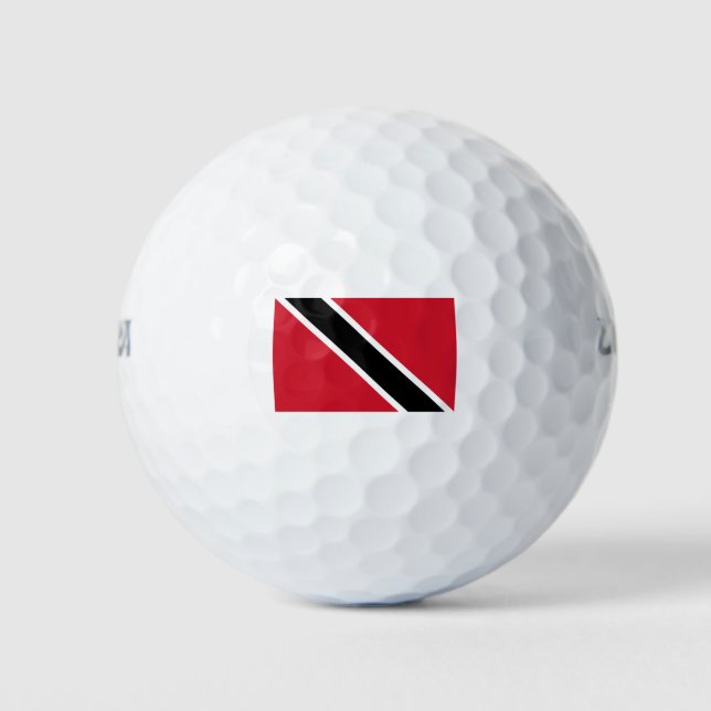 Flag of Trinidad and Tobago Golf Balls (Front)