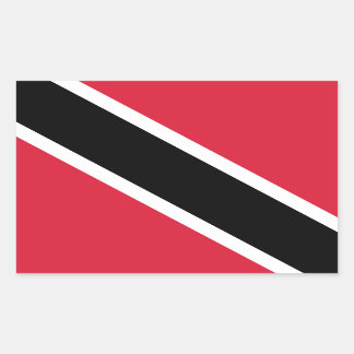 Flag of Trinidad & Tobago  Rectangular Sticker