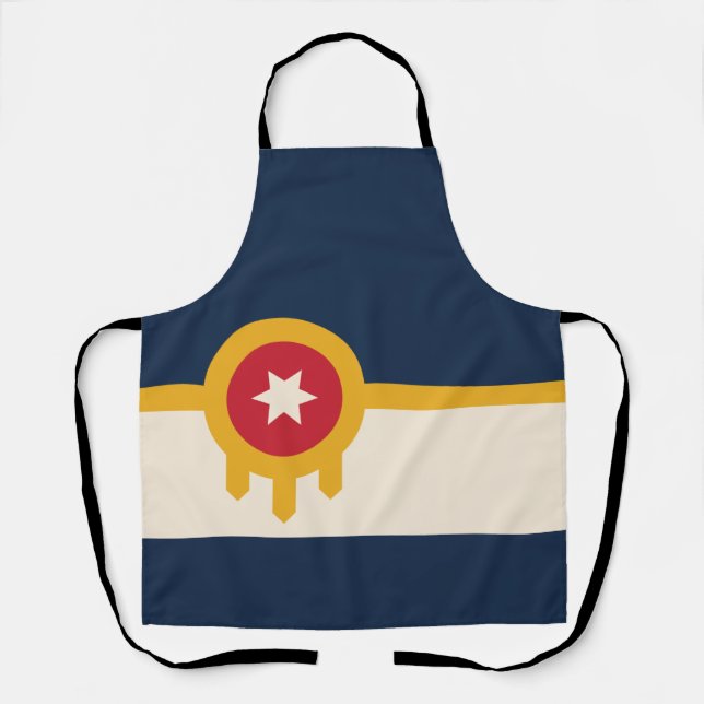 Flag of Tulsa, Oklahoma Apron (Front)