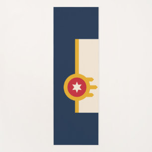 Flag of Tulsa, Oklahoma Yoga Mat